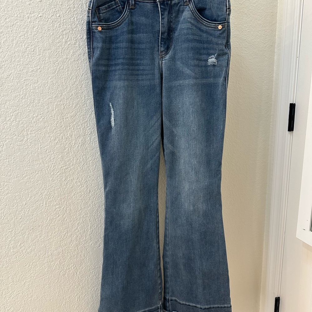 Democracy Blue Flare & Wide Leg Jeans
